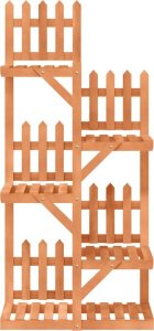 vidaXL Kwietnik, 60x25x130 cm, lite drewno jodłowe 4