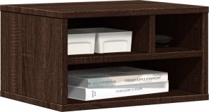 vidaXL Stojak pod drukarkę, brązowy dąb, 40x32x22,5 cm 4