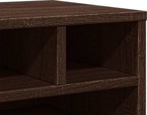 vidaXL Stojak pod drukarkę, brązowy dąb, 40x32x22,5 cm 8