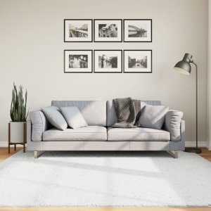 vidaXL Dywan OVIEDO z krótkim włosiem, szary, 200x200 cm 1