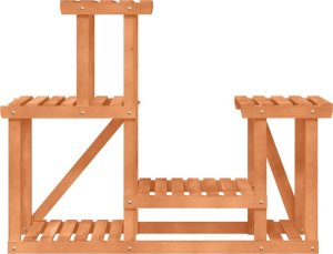 vidaXL Kwietnik, 90x25x73,5 cm, lite drewno jodłowe 4
