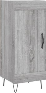 vidaXL Szafka, szary dąb sonoma, 34,5x34x90 cm 2