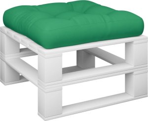 vidaXL Poduszka na paletę, zielona, 50x50x12 cm, tkanina 3