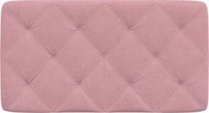 vidaXL Poduszka na wezgłowie, różowa, 80 cm, aksamitna 5