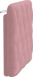 vidaXL Poduszka na wezgłowie, różowa, 80 cm, aksamitna 6