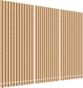 vidaXL Tkanina do markizy na wymianę, wielokolorowe paski, 5x3,5 m 2