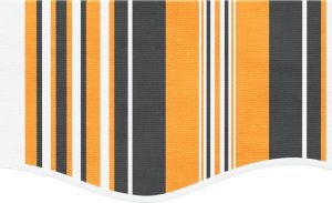 vidaXL Tkanina do markizy na wymianę, wielokolorowe paski, 5x3,5 m 5