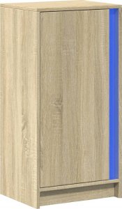 vidaXL Szafka z LED, dąb sonoma, 42,5x34x85cm 3