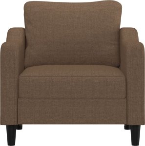 vidaXL Fotel, brązowy, 60 cm, obity tkaniną 3