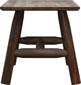 vidaXL Stolik pomocniczy, 49x49x50 cm, lite drewno świerkowe 3