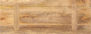 vidaXL Blat stołu, 70x20x3,8 cm, prostokątny, lite drewno mango 5