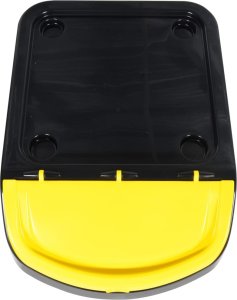 Kosz na śmieci vidaXL vidaXL Kosze na śmieci układane w stos, 3 szt., czarne, PP, 120 L 5