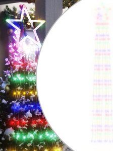 Pokrowiec vidaXL vidaXL Lampki choinkowe, 320 LED, kolorowe, 375 cm 2