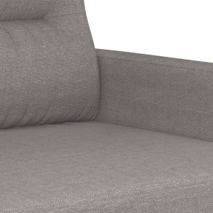 vidaXL vidaXL Sofa 2-osobowa, kolor taupe, 120 cm, tapicerowana tkaniną 6