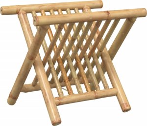 vidaXL vidaXL Stojak na czasopisma, 42x30,5x34,5 cm, bambus 2