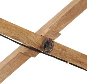 Lampa sufitowa vidaXL vidaXL Lampa sufitowa, 25 W, postarzany czerwony, 29x18x85 cm, E27 6