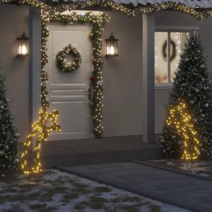 Dekoracja świąteczna vidaXL Gwiazda betlejemska ze szpikulcami, 115 LED, 89 cm 1