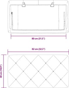 vidaXL vidaXL Poduszka na wezgłowie, niebieska, 80 cm, aksamitna 10