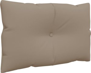 vidaXL Poduszki na sofę z palet, 2 szt., kolor taupe, tkanina 4