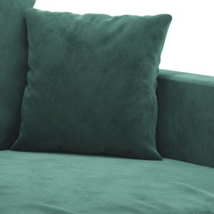 vidaXL vidaXL Sofa 3-osobowa, ciemnozielony, 180 cm, obita aksamitem 6