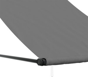 vidaXL Markiza zwijana, 100x150 cm, antracytowa, tkanina i stal 7
