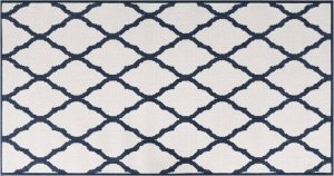 vidaXL Dywan zewnętrzny, granatowo-biały, 80x150 cm, dwustronny 2