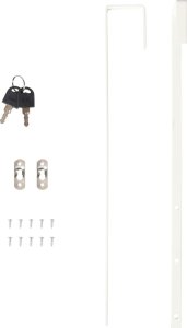 vidaXL vidaXL Wisząca szafka na biżuterię, z lustrem, 37,5x10x106 cm 10