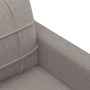 vidaXL vidaXL Sofa 2-osobowa, kolor taupe, 140 cm, tapicerowana tkaniną 6