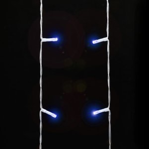 Pokrowiec vidaXL Lampki choinkowe, 320 LED, niebieskie, 375 cm 6