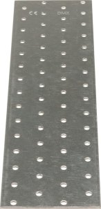 vidaXL vidaXL Płytki perforowane, 40 szt., 2 mm, 300x80 mm, stal ocynkowana 3
