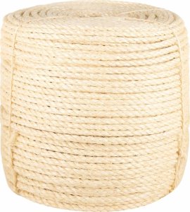 vidaXL vidaXL Sznur, sizal 100%, 8 mm, 50 m 2