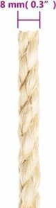 vidaXL vidaXL Sznur, sizal 100%, 8 mm, 50 m 6