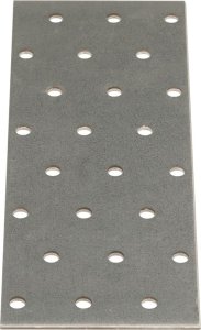vidaXL vidaXL Płytki perforowane, 40 szt., 2 mm, 160x60 mm, stal ocynkowana 3