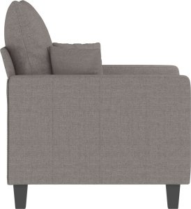 vidaXL vidaXL Fotel, taupe, 60 cm, obity tkaniną 3