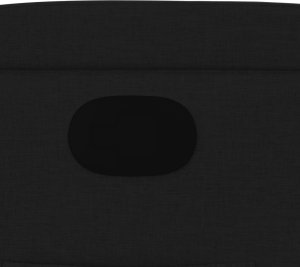 vidaXL vidaXL Fotel rozkładany, czarny, obity tkaniną 9