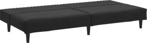 vidaXL vidaXL 2-osobowa kanapa, czarna, tapicerowana aksamitem 6