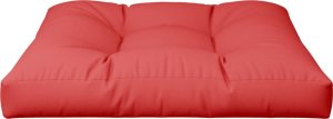 vidaXL vidaXL Poduszka na paletę, czerwona, 80x80x12 cm, tkanina 4