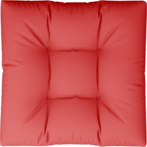 vidaXL vidaXL Poduszka na paletę, czerwona, 80x80x12 cm, tkanina 6