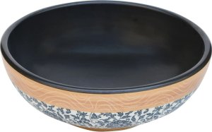 vidaXL Umywalka nablatowa, kolorowa, okrągła, 41x14 cm, ceramiczna 3