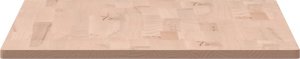vidaXL Blat do łazienki, 80x40x1,5 cm, lite drewno bukowe 5