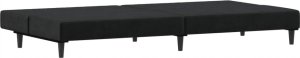 vidaXL 2-osobowa kanapa, czarna, tapicerowana aksamitem 6