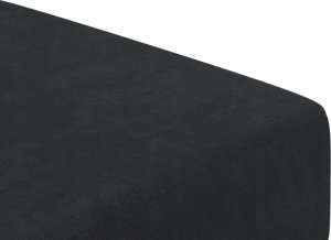 vidaXL 2-osobowa kanapa, czarna, tapicerowana aksamitem 9