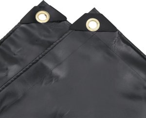 vidaXL Plandeka, antracytowa, 1x2,5 m, 650 g/m 5