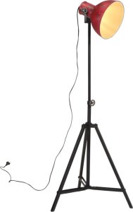 Lampa podłogowa vidaXL Lampa stojąca, 25 W, postarzany czerwony, 61x61x90/150 cm, E27 1