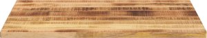 vidaXL Blat do stolika, 90x80x2,5 cm, prostokątny, surowe drewno mango 3