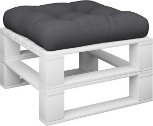 vidaXL Poduszka na paletę, czarna, 58x58x10 cm, tkanina 3