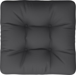 vidaXL Poduszka na paletę, czarna, 58x58x10 cm, tkanina 6