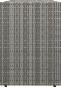 Szafa ogrodowa vidaXL vidaXL Szafka ogrodowa, szara, 100x55,5x80 cm, rattan PE 5