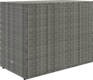Szafa ogrodowa vidaXL vidaXL Szafka ogrodowa, szara, 100x55,5x80 cm, rattan PE 6