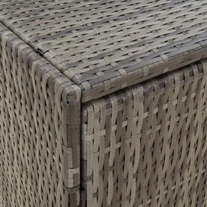 Szafa ogrodowa vidaXL vidaXL Szafka ogrodowa, szara, 100x55,5x80 cm, rattan PE 7